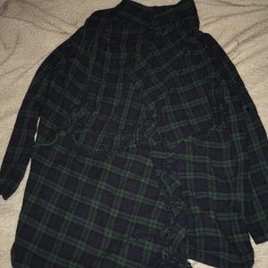 Fashion nova Long Sleeved Plaid Cardigan
